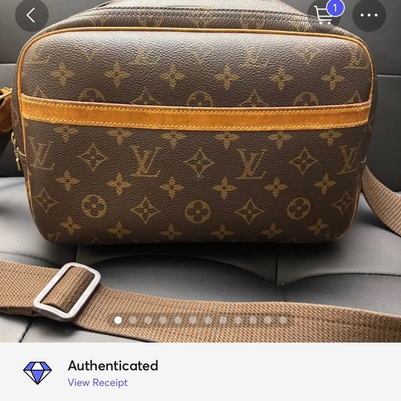 Louis Vuitton Reporter Monogram PM Canvas Crossbody Bag - Picture 15 of 16